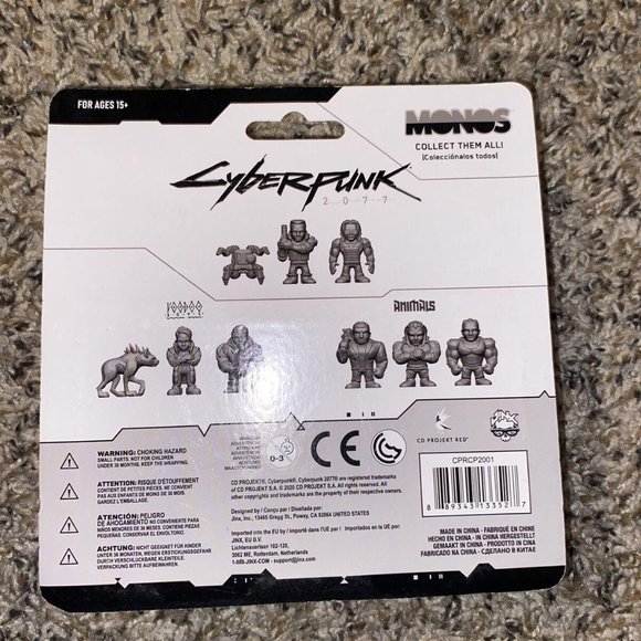 Cyberpunk 2077 Monos Mini Figures Keanu Reeves V Johnny Silverhand Spider Bot - Picture 2 of 2